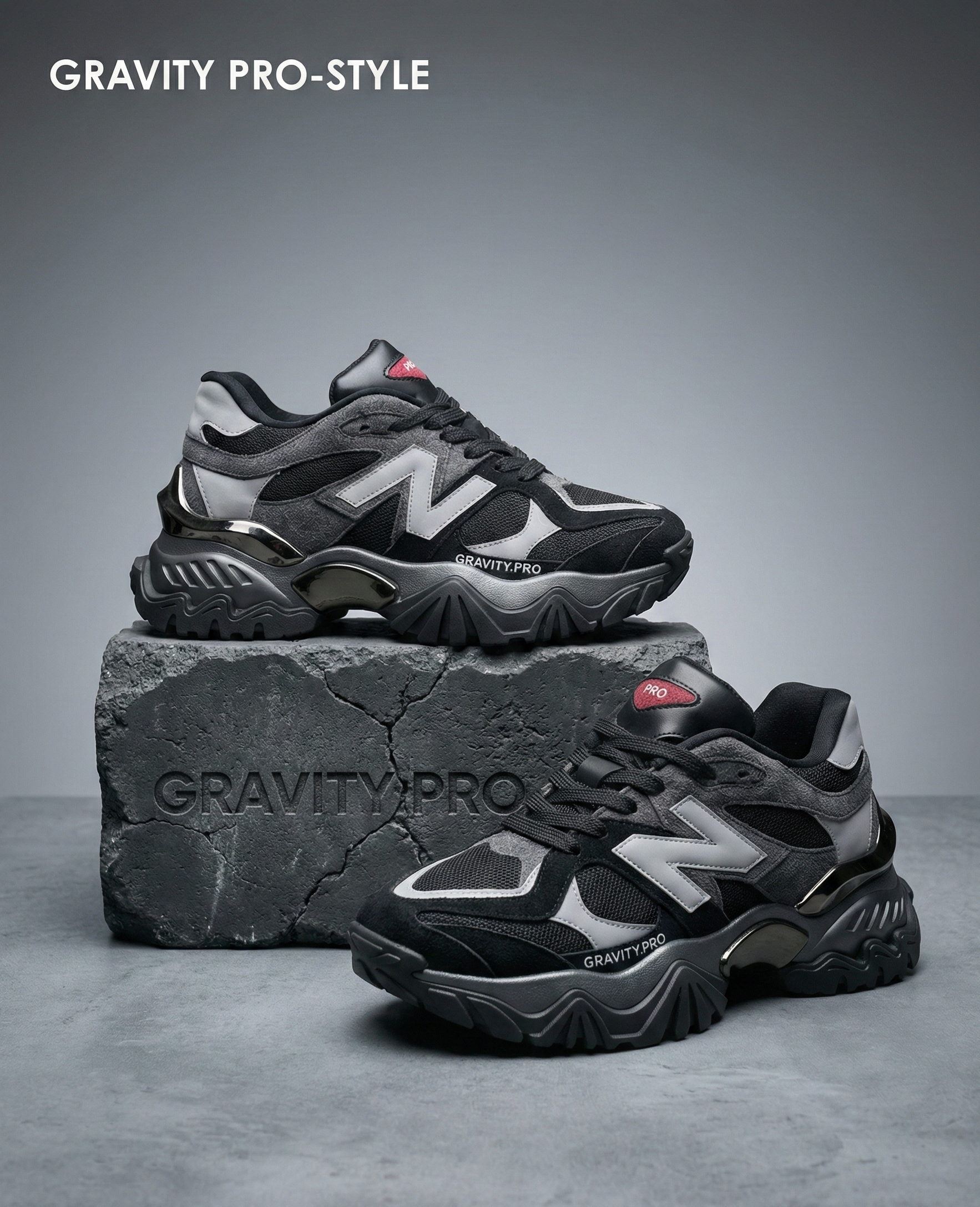 Gravity Pro Тъмен Хром