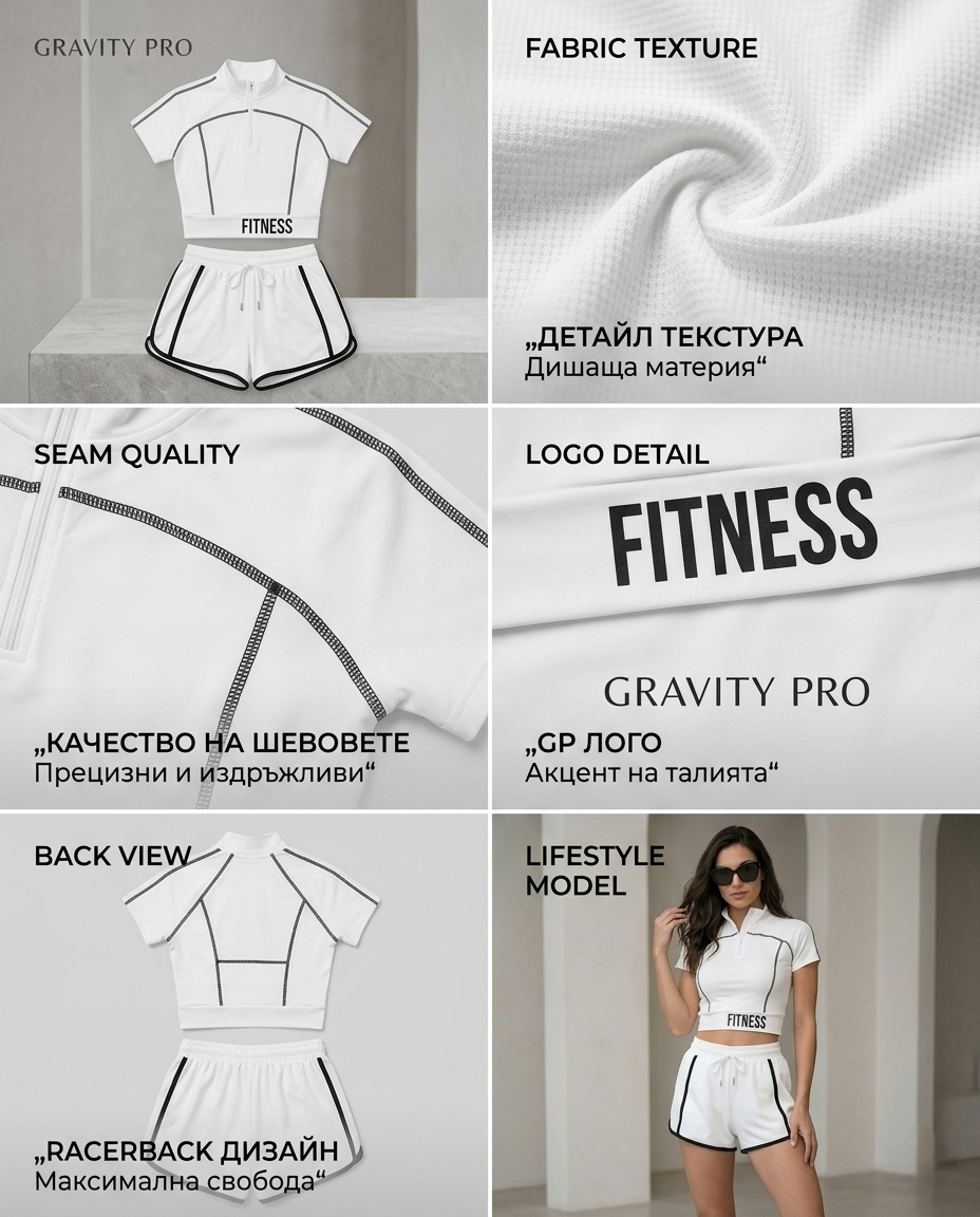 Дамски комплект SOFT MOVE SET – WHITE