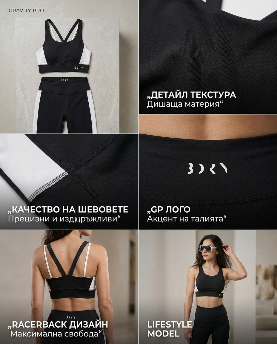 Дамски комплект VANTA BLACK