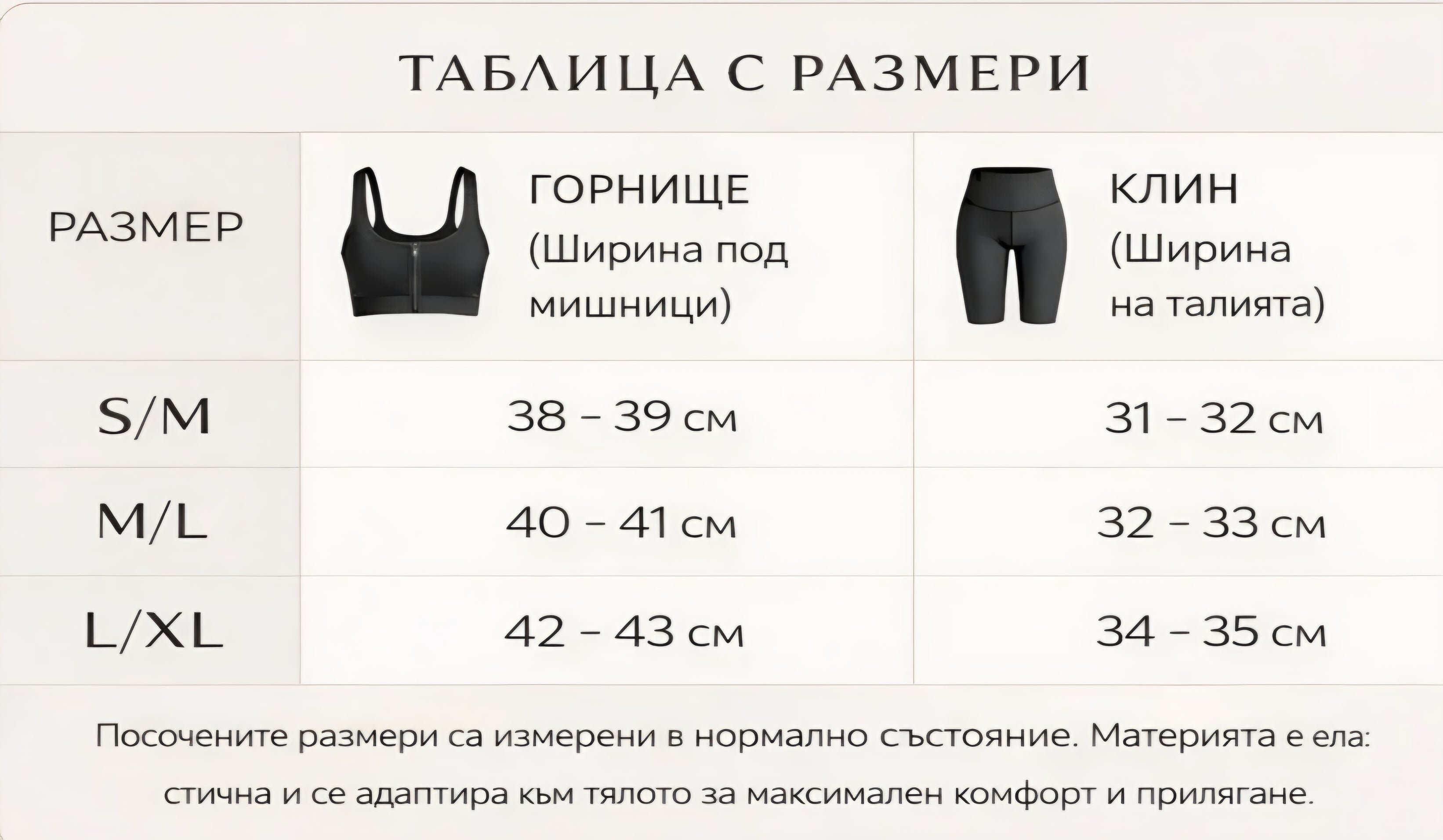 Gravity Size Guide