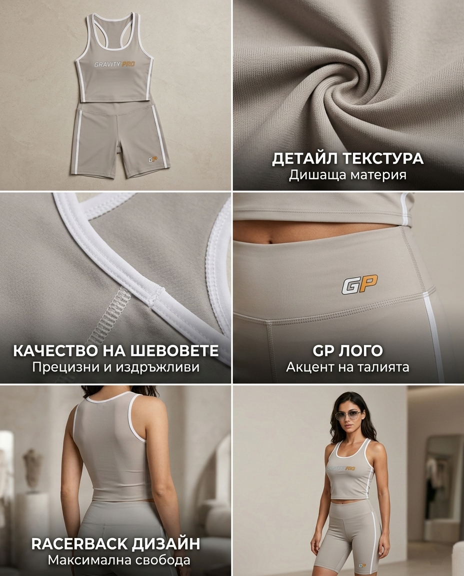 Дамски комплект ACTIVE LINE FIT SET – SAND