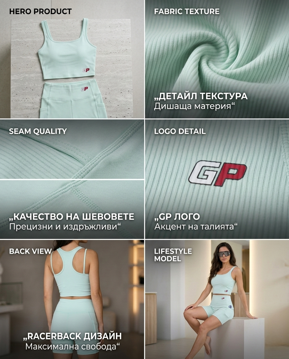 Дамски комплект ACTIVE POCKET SET – MINT