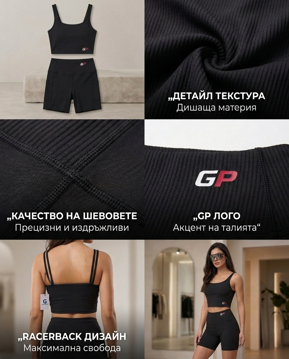 Дамски комплект ACTIVE POCKET SET – BLACK