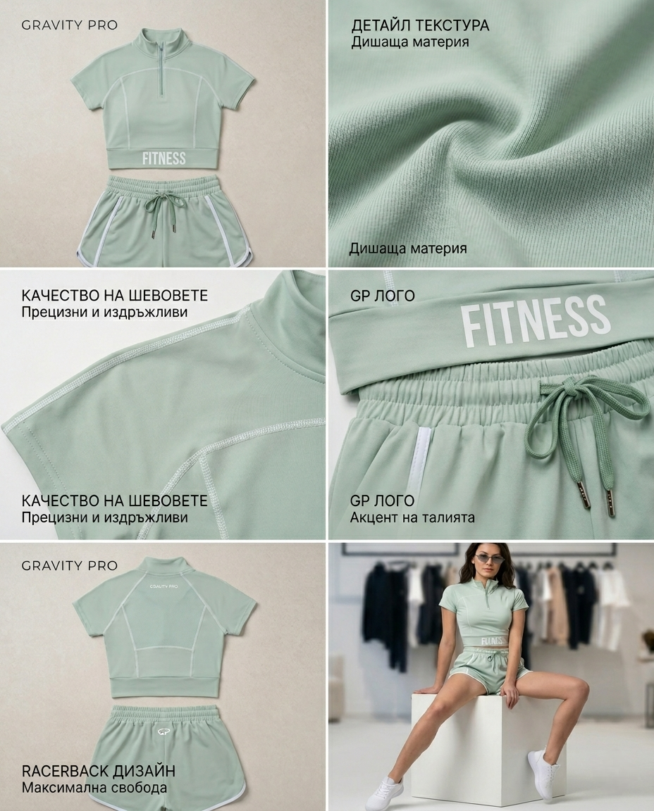 Дамски комплект SOFT MOVE SET – MINT