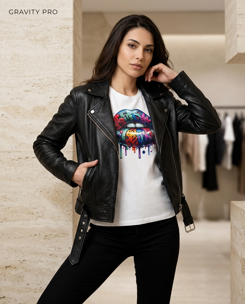 URBAN ICON – GRAFFITI LIPS WHITE