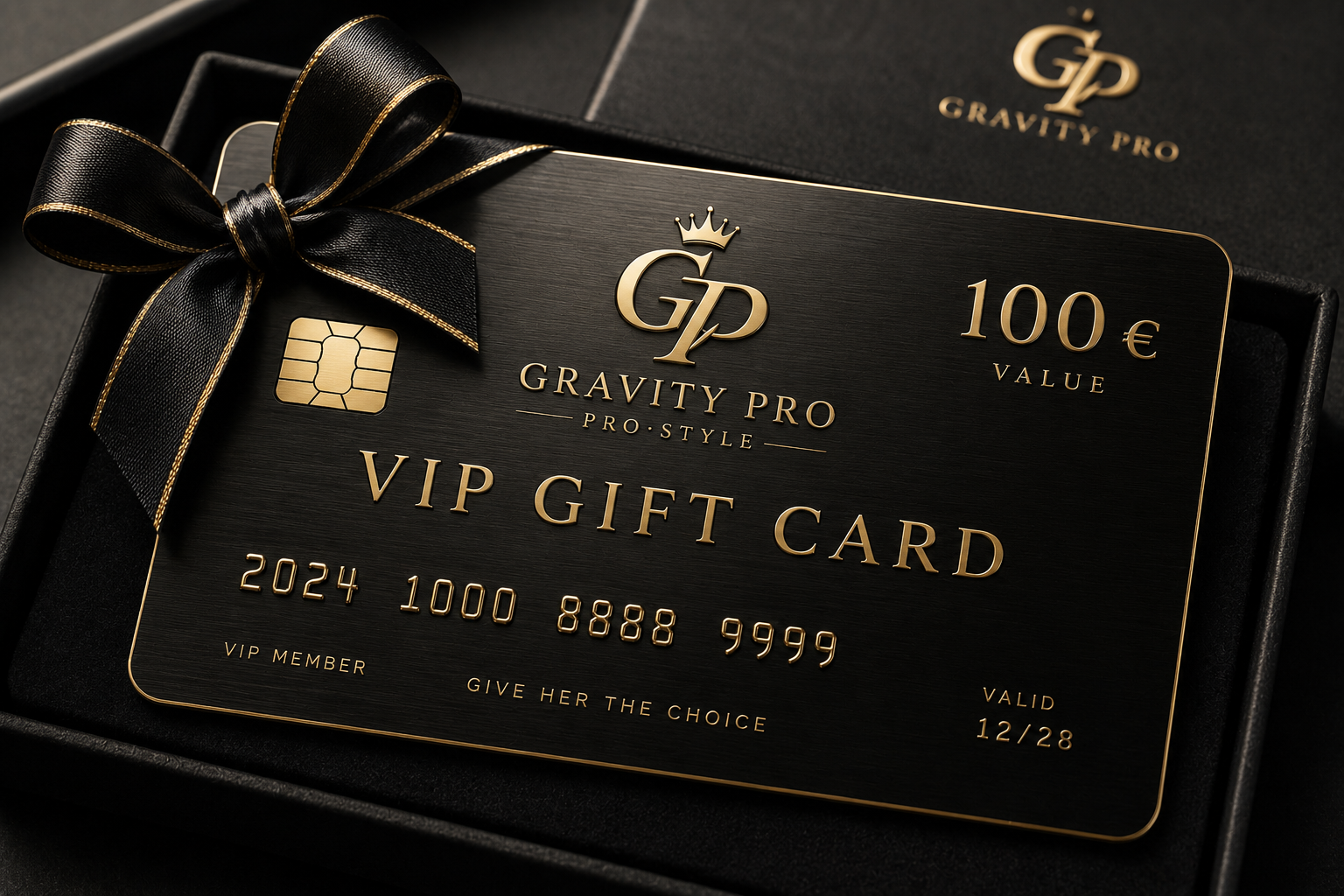 👑 GRAVITY VIP Карта 100€ – Подари стил